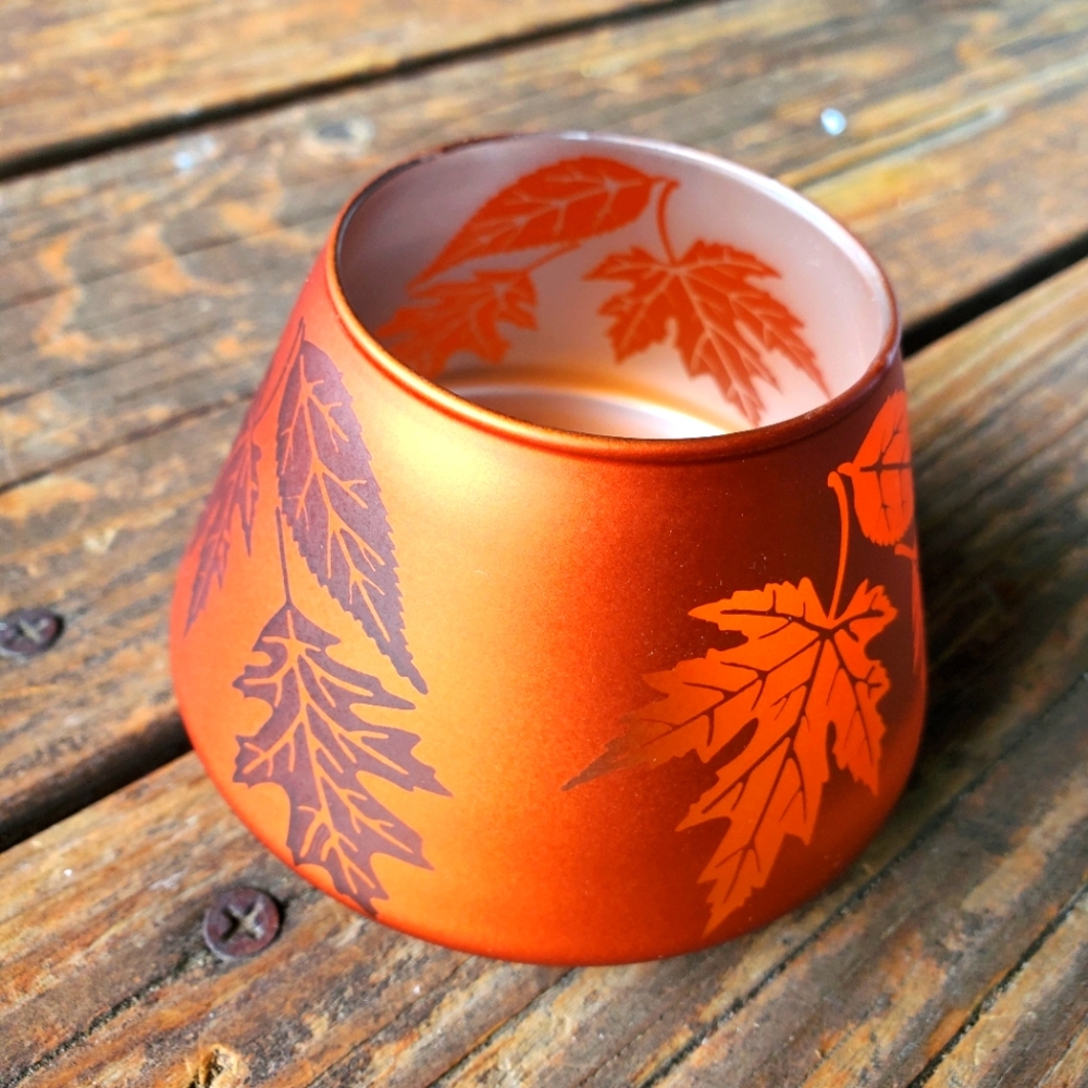 PartyLite Joy of Autumn mini jar shade